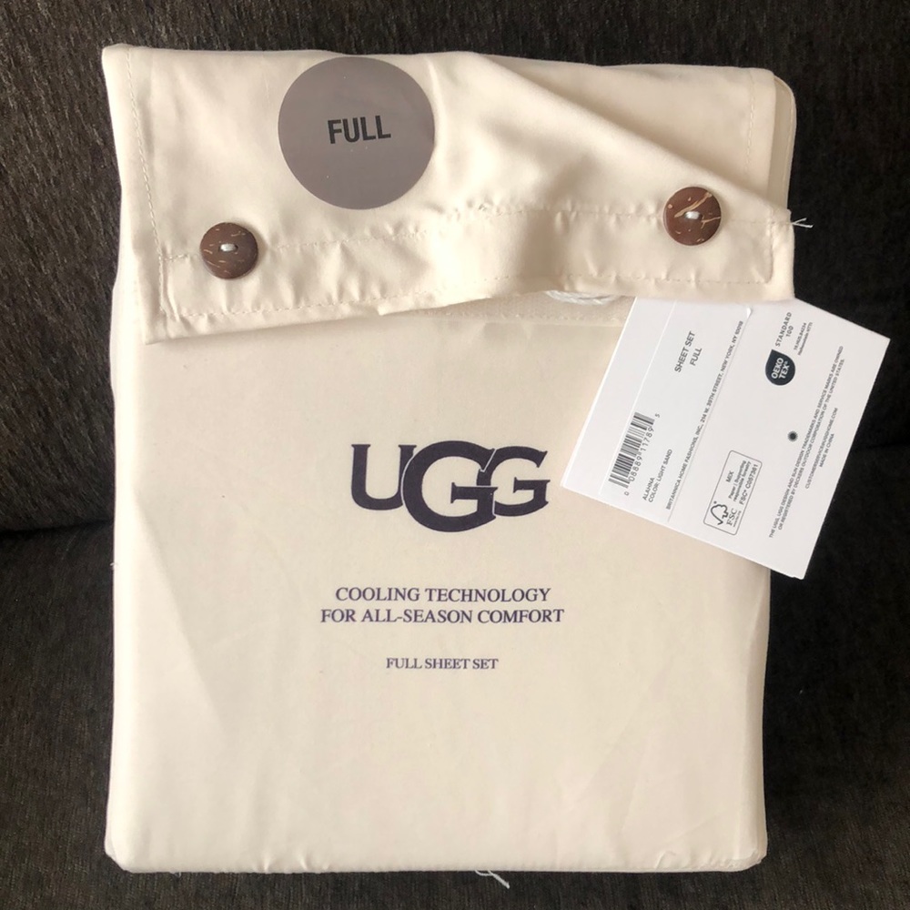 UGG FULL Bed Sheets Set - Light Sand